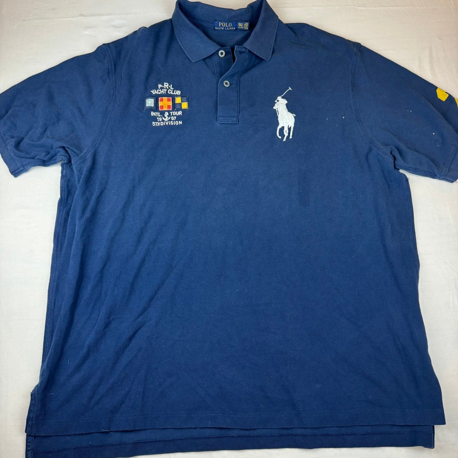 Polo Ralph Lauren 3XLT Polo Shirt - Bleach Spot