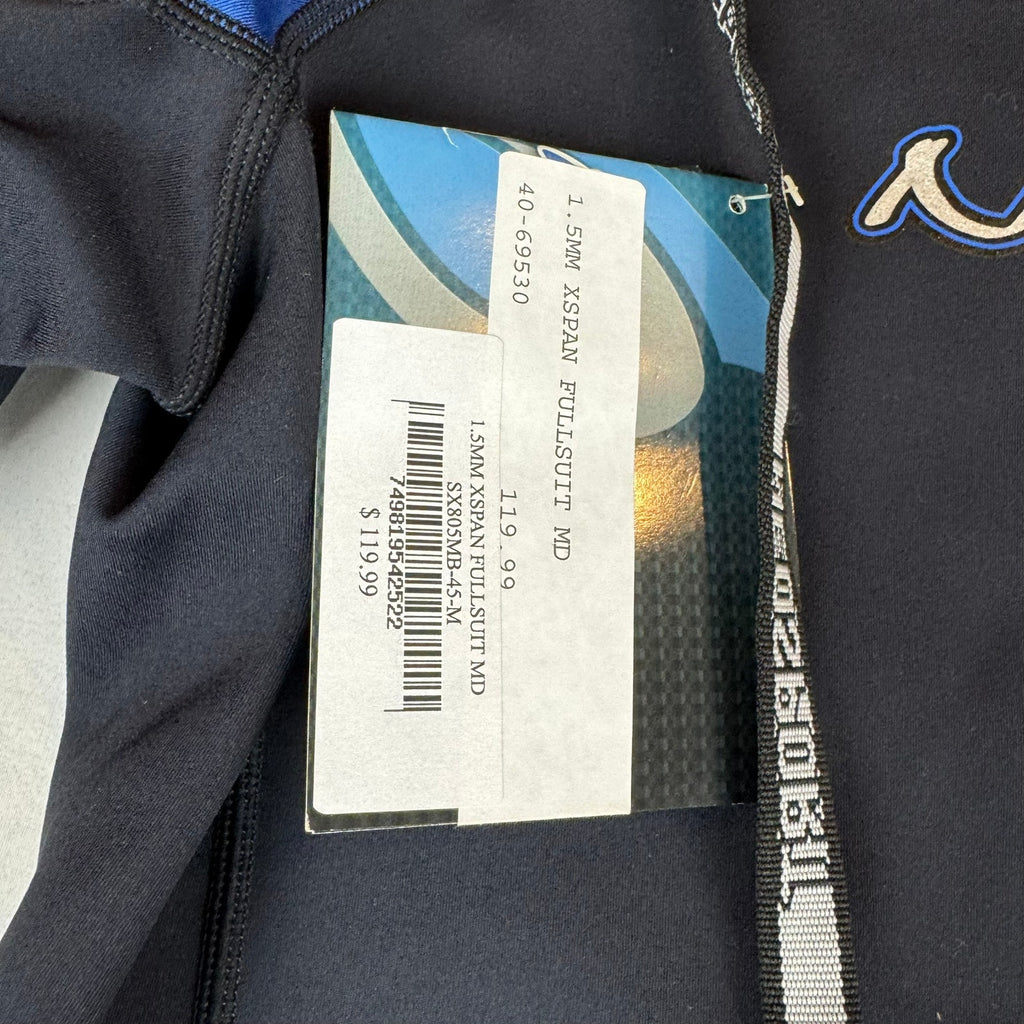 Neosport Xspan 1.5 MM Full Wetsuit - Men's Medium - NWT
