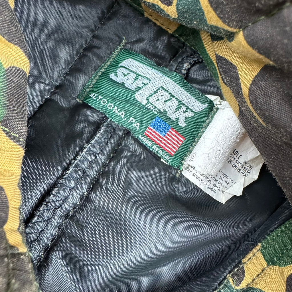 Saf T Bak Duck Camo Coverall Jumpsuit - Size Large/XL