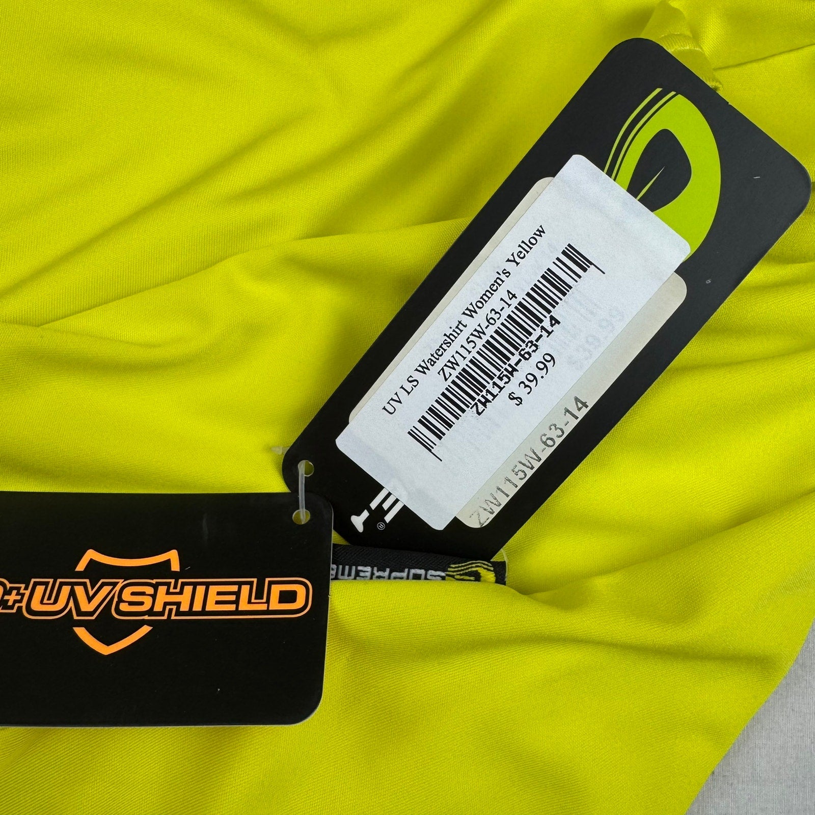 Women's Long Sleeve UV Swim Shirt Rash Guard NWT - Size 14