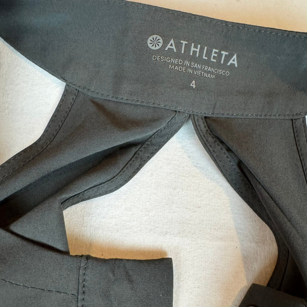 Athleta Gray Wide Leg Jumpsuit Romper - Size 4