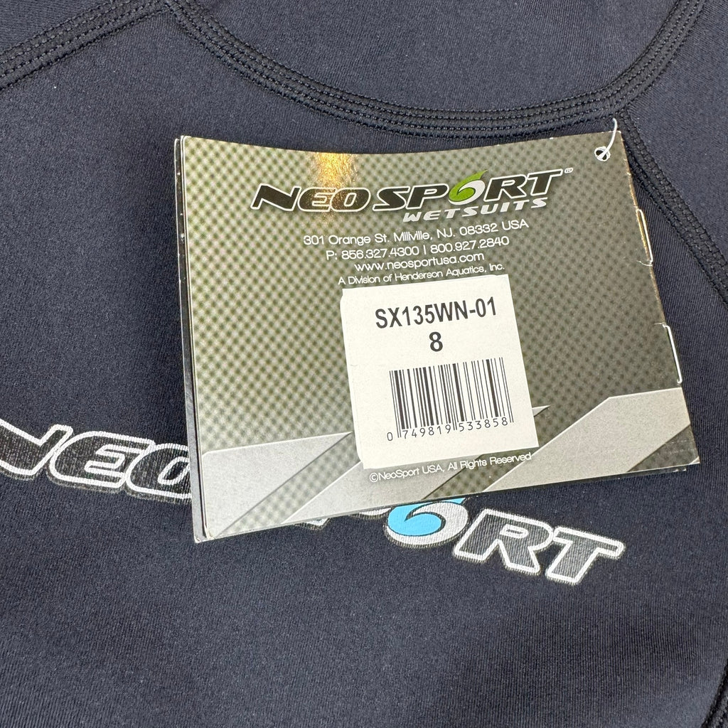 Neosport Xspan 1.5mm Wetsuit Top - Women's Size 8 - NWT