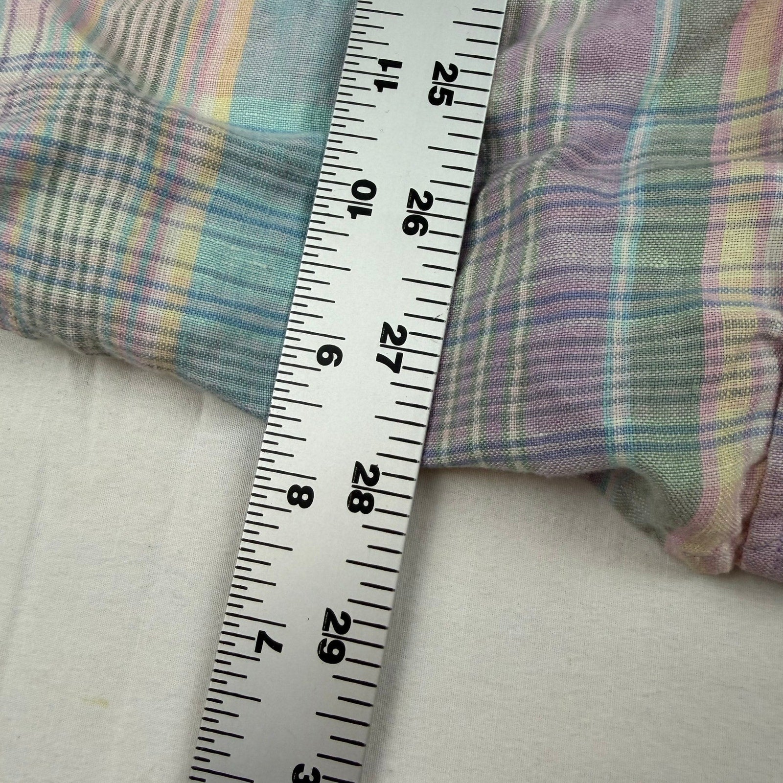 Lauren Ralph Lauren Linen Button Down Shirt - Size 10