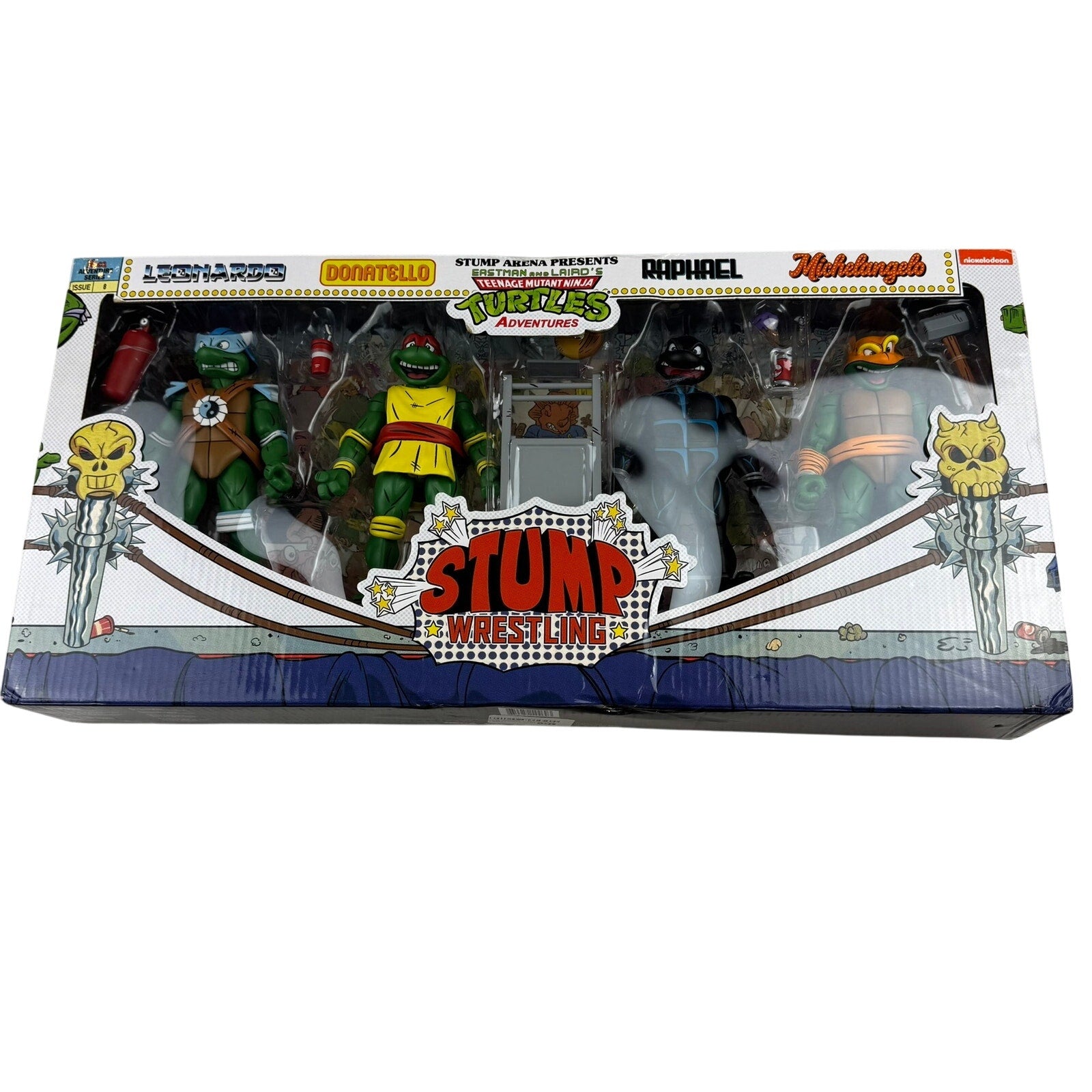 NECA TMNT Stump Wrestling Set - New In Box!