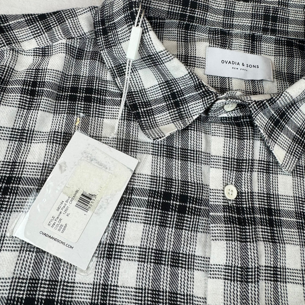 Ovadia & Sons Plaid Flannel Shirt - Size XL - NWT