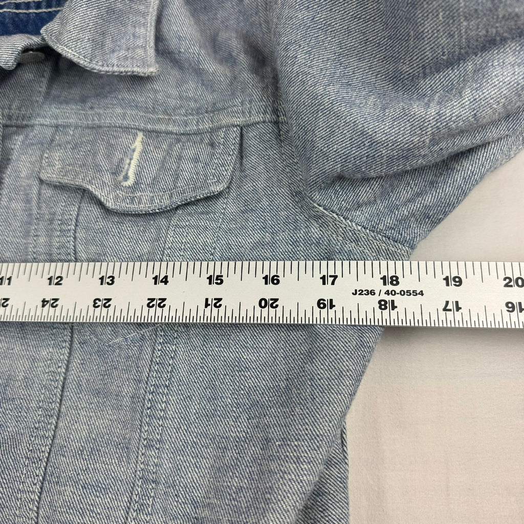 Polo Ralph Lauren Cropped Denim Jacket - Size Large