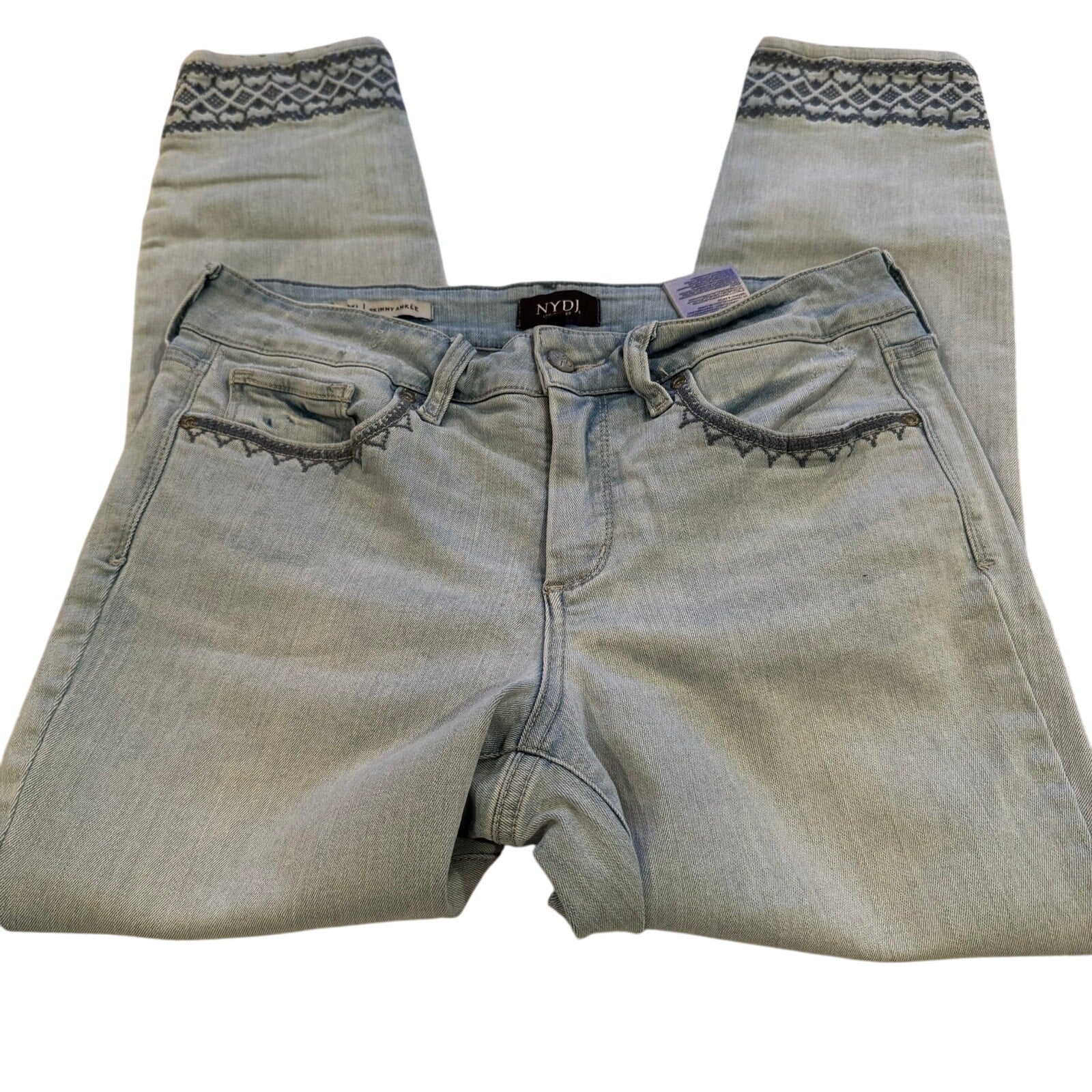 NYDJ AMI Skinny Ankle Jeans - Size 8 - Excellent Condition