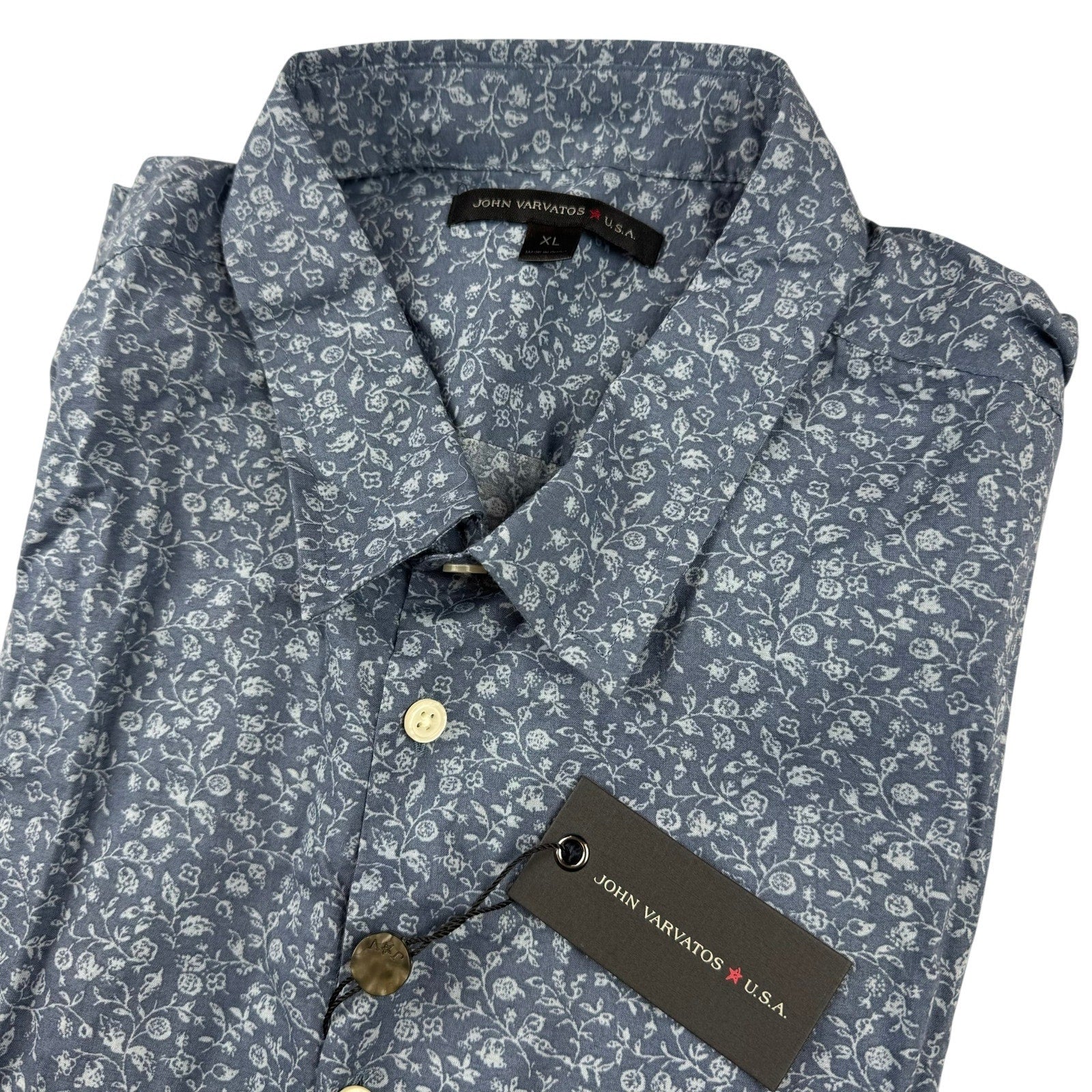John Varvatos Short Sleeve Button Down Shirt - XL - NWT