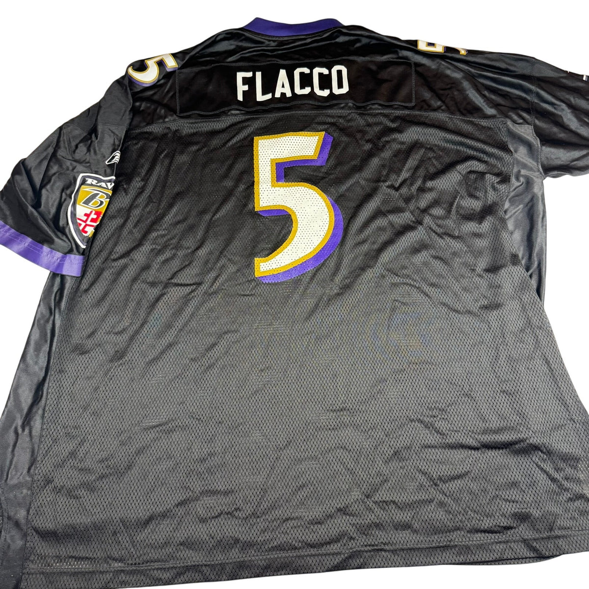 Joe Flacco Baltimore Ravens Reebok Jersey - Size 5XL