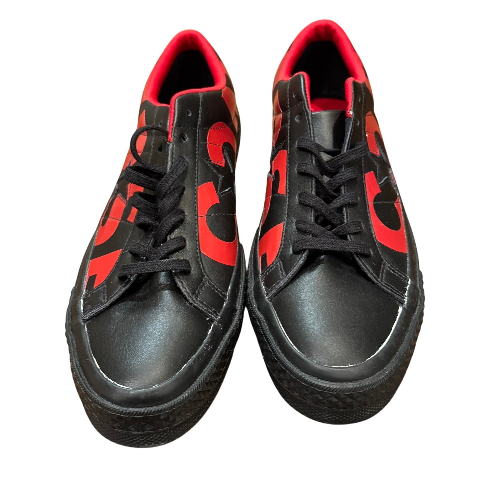 Converse Chuck Taylor Spellout Leather Shoes