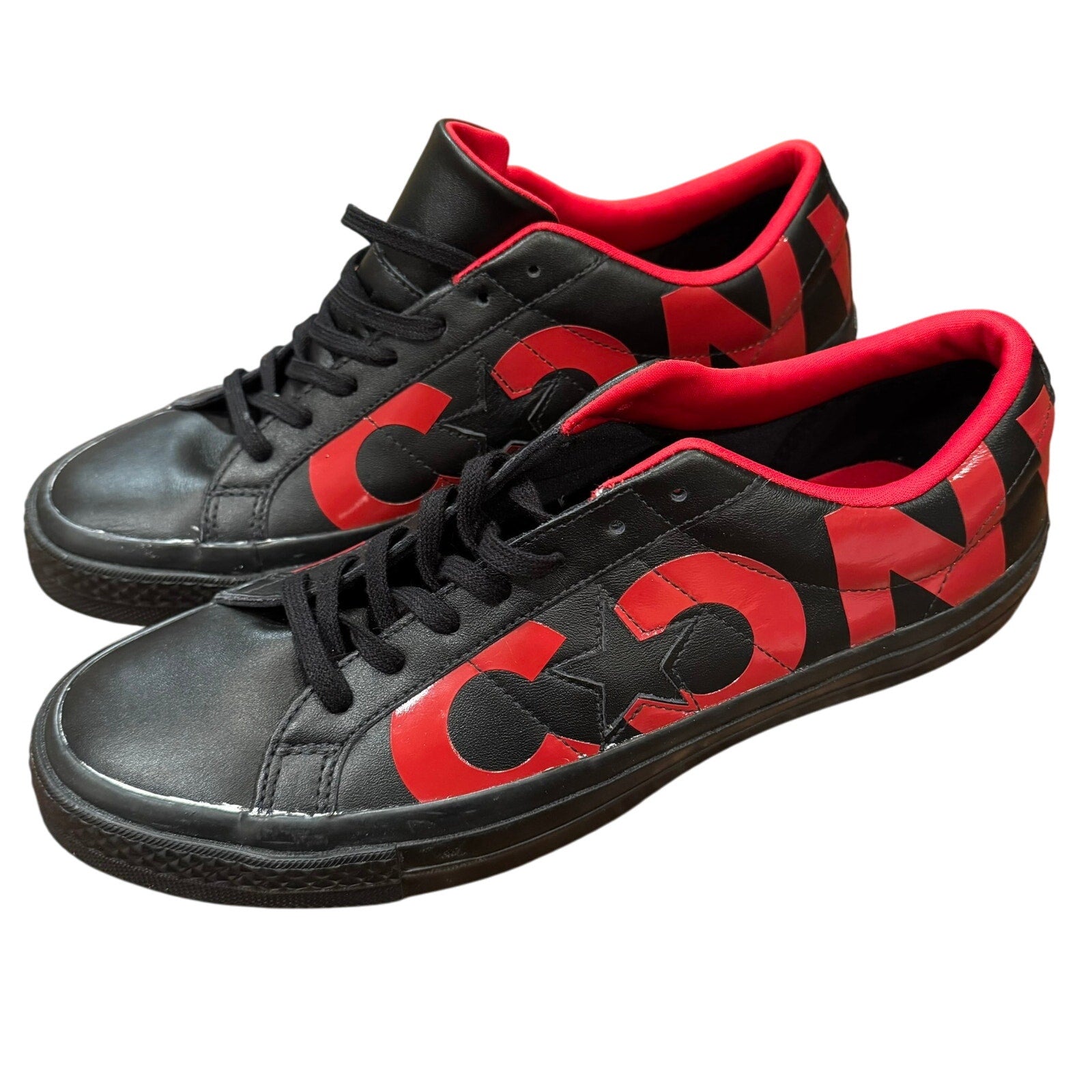 Converse Chuck Taylor Spellout Leather Shoes