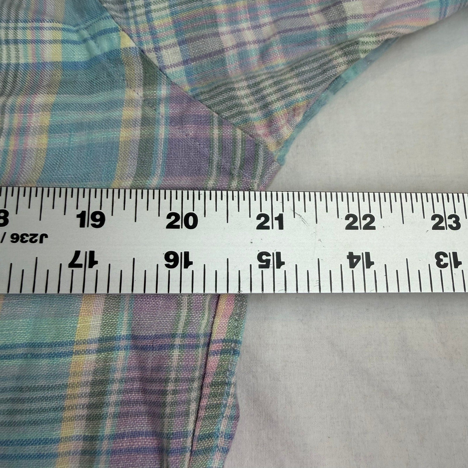 Lauren Ralph Lauren Linen Button Down Shirt - Size 10