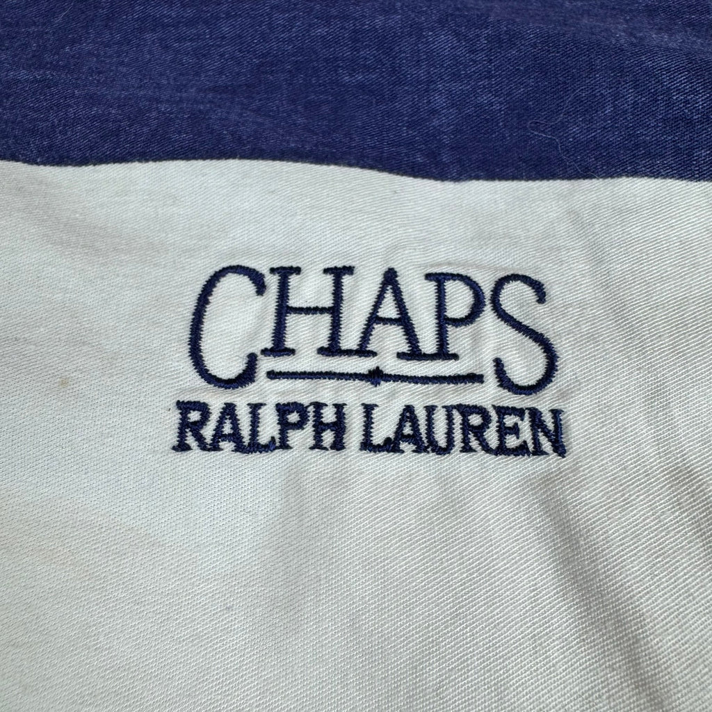 Vintage Chaps Ralph Lauren Striped Button Down - XL