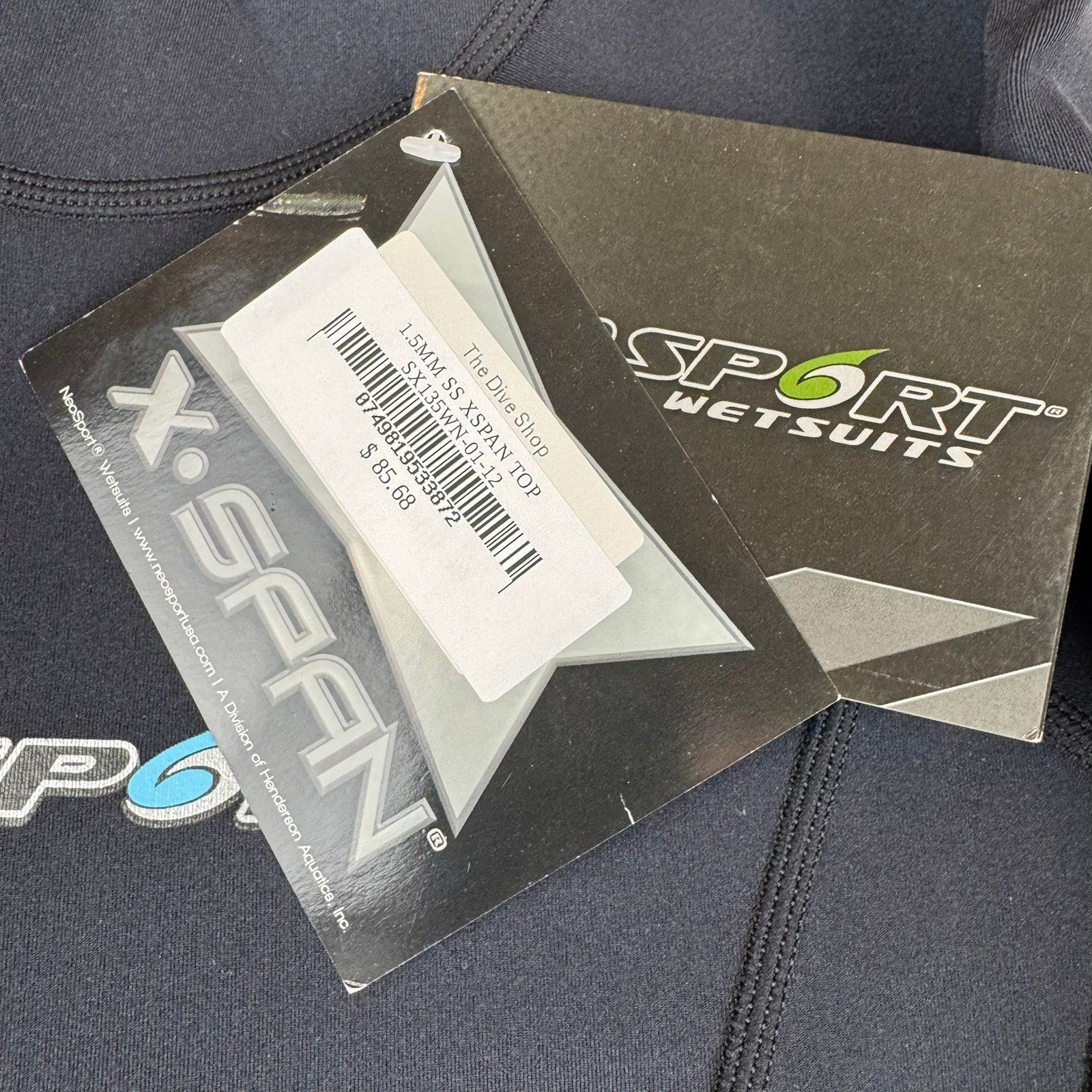 Neosport 1.5MM Wetsusit Top - Size XS