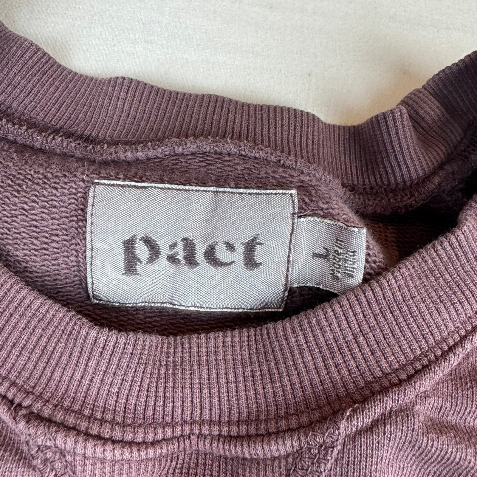 Pact Organic Cotton Crewneck Sweatshirt - Size Large