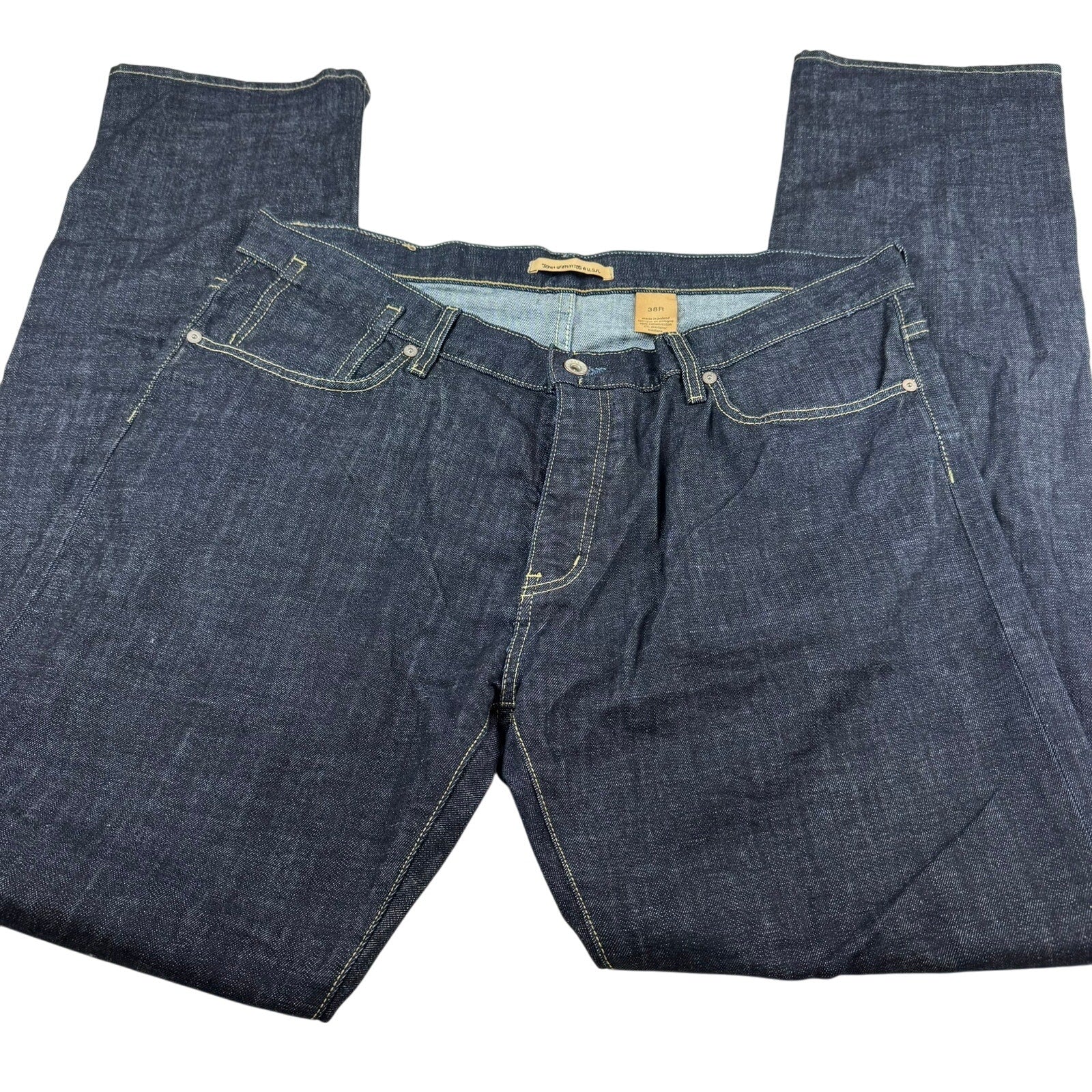 John Varvatos Bowery Straight Jeans Size 38