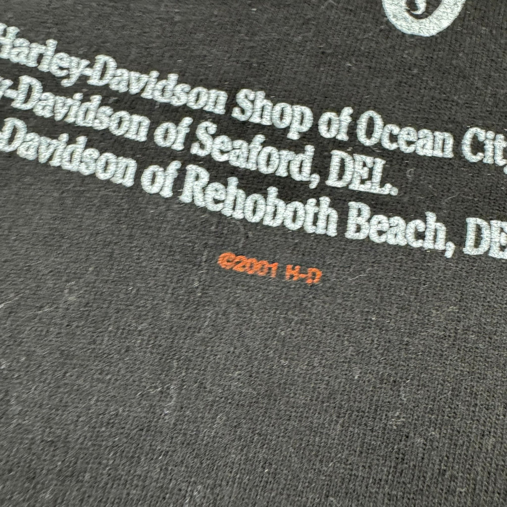 Vintage Y2K Harley Davidson Delmarva T-Shirt - 2001