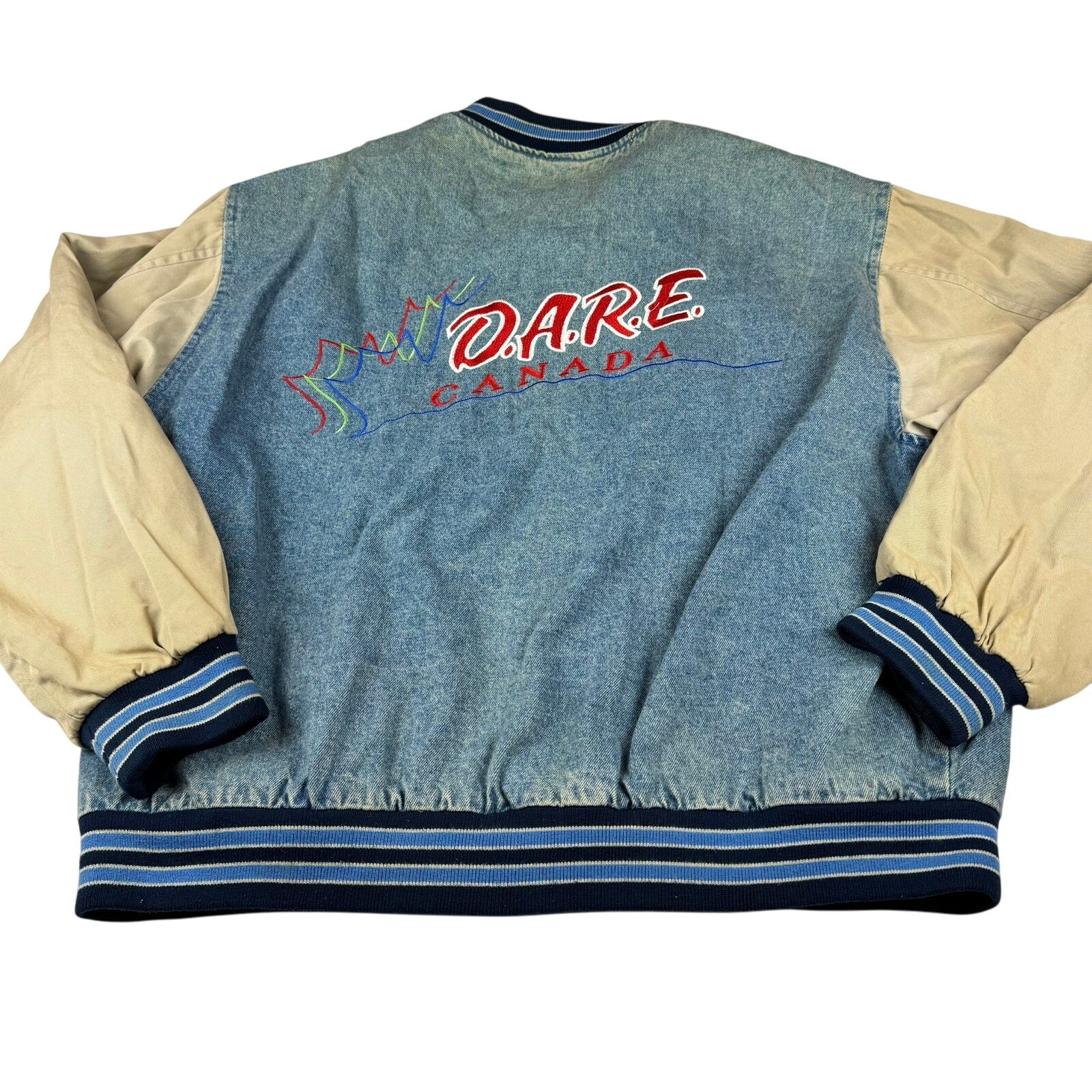 Vintage DARE Canada Varsity Jacket - Size XL