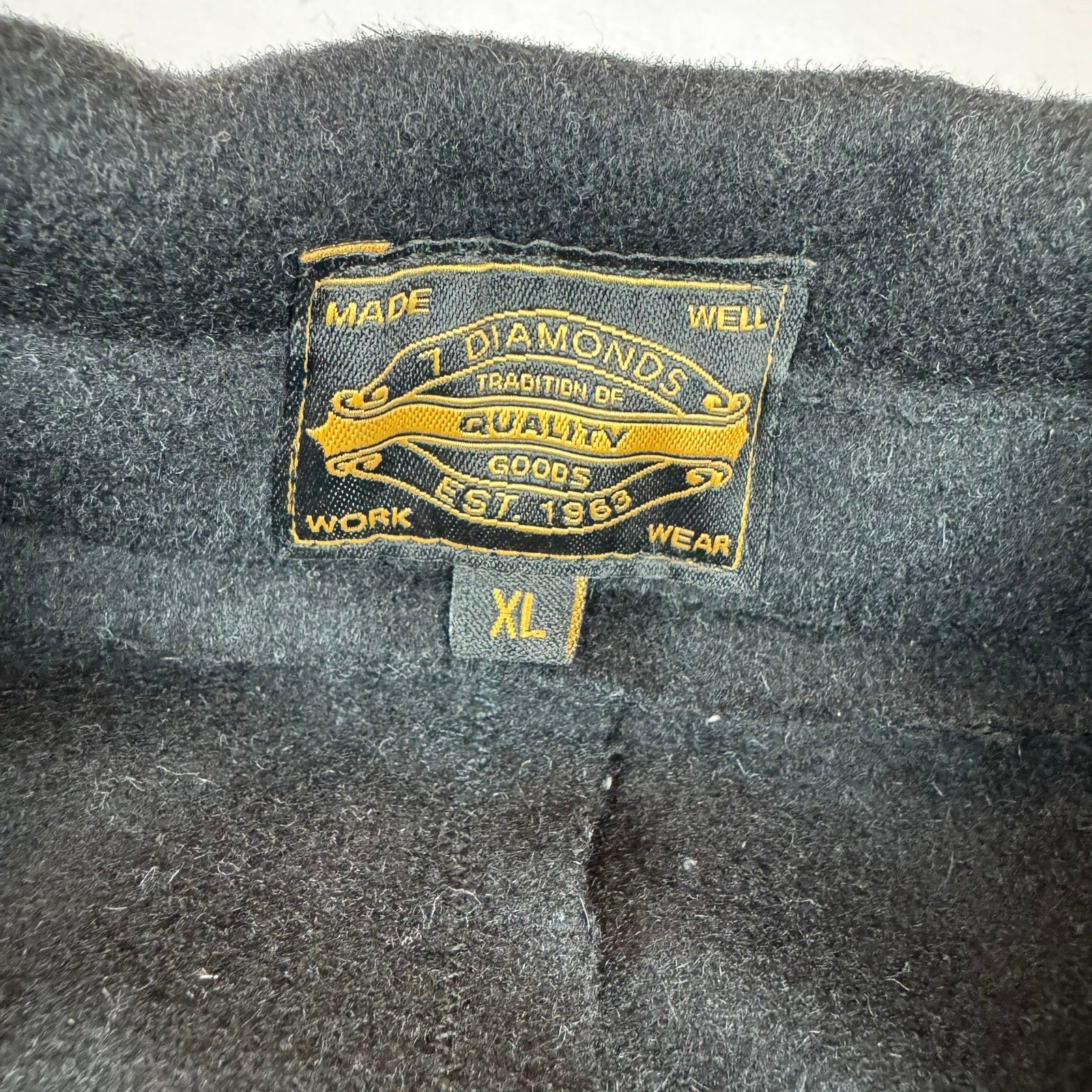 7 Diamonds Wool Blend Pea Coat - XL