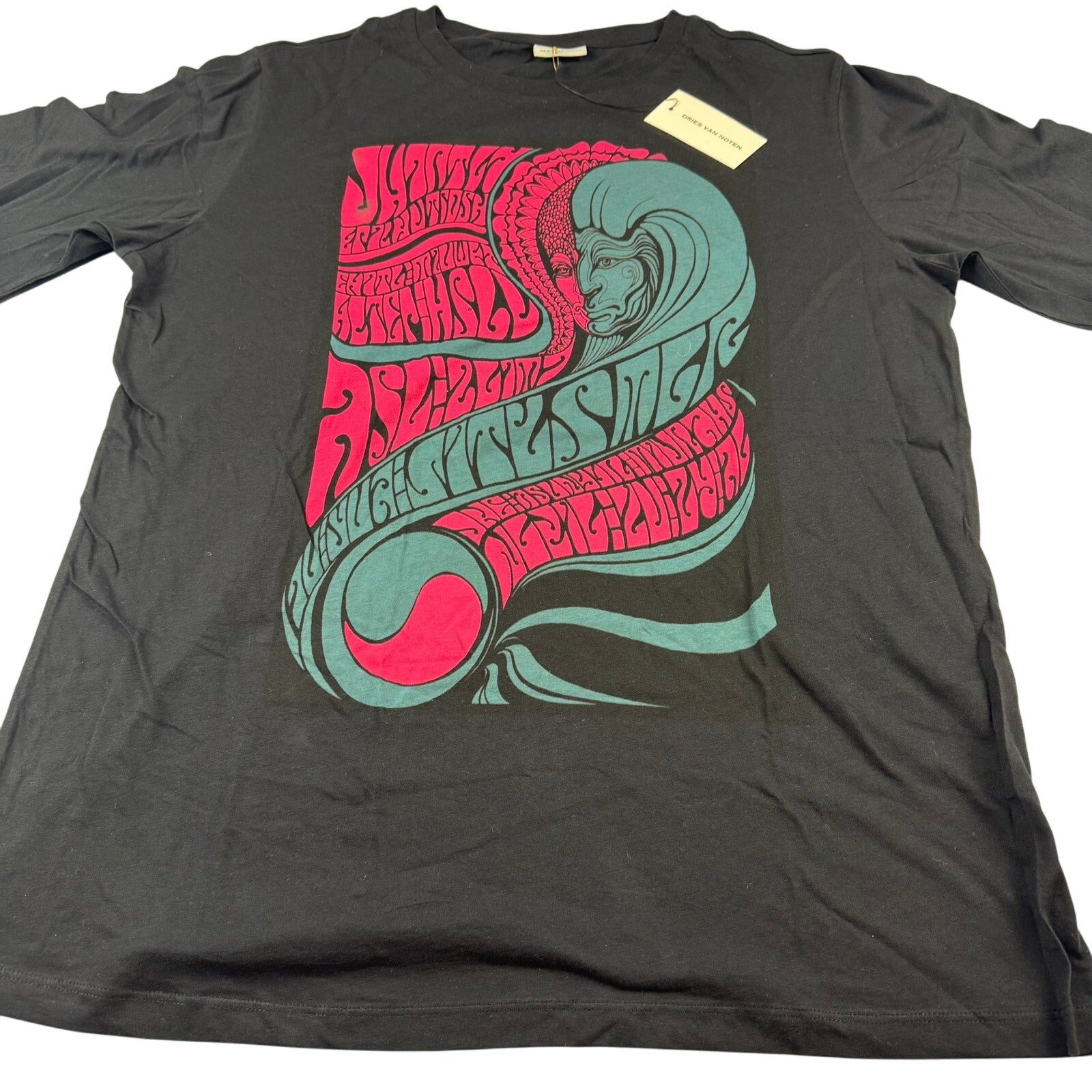 Dries Van Noten AW16 Wes Wilson Graphic Long Sleeve Tee