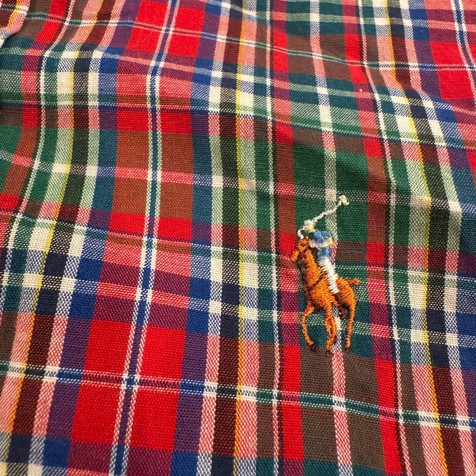 Vintage Kids Polo Ralph Lauren Button Down Shirt - Size 16