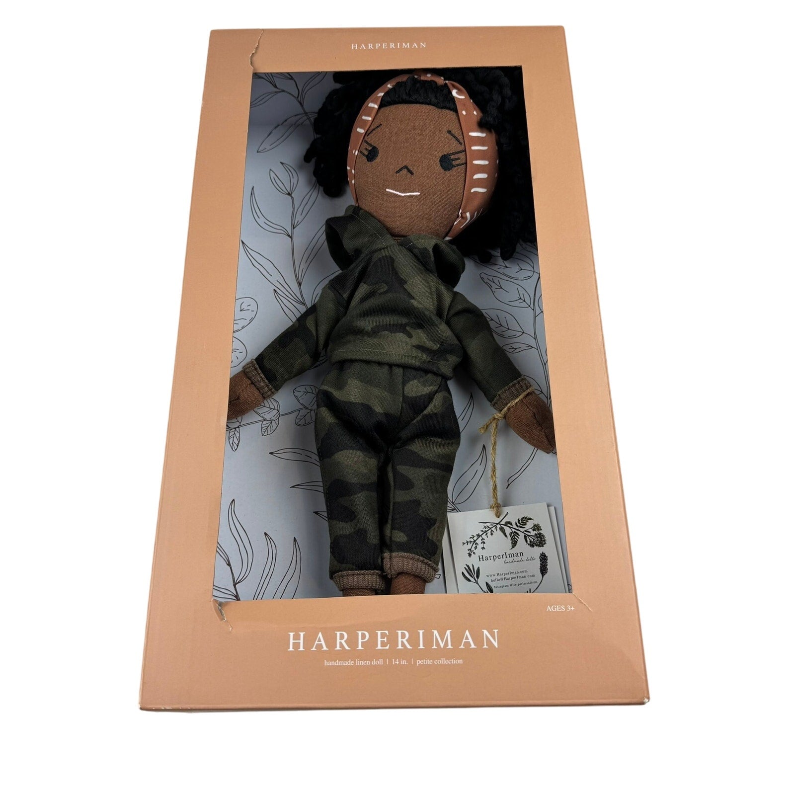 Harperiman Linen Doll - 14 Inches - New In Box!