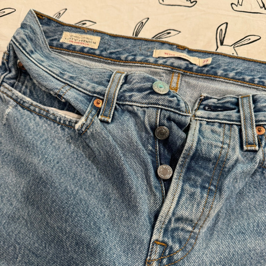 Levi's Premium Wedgie Straight Jeans - Size 27