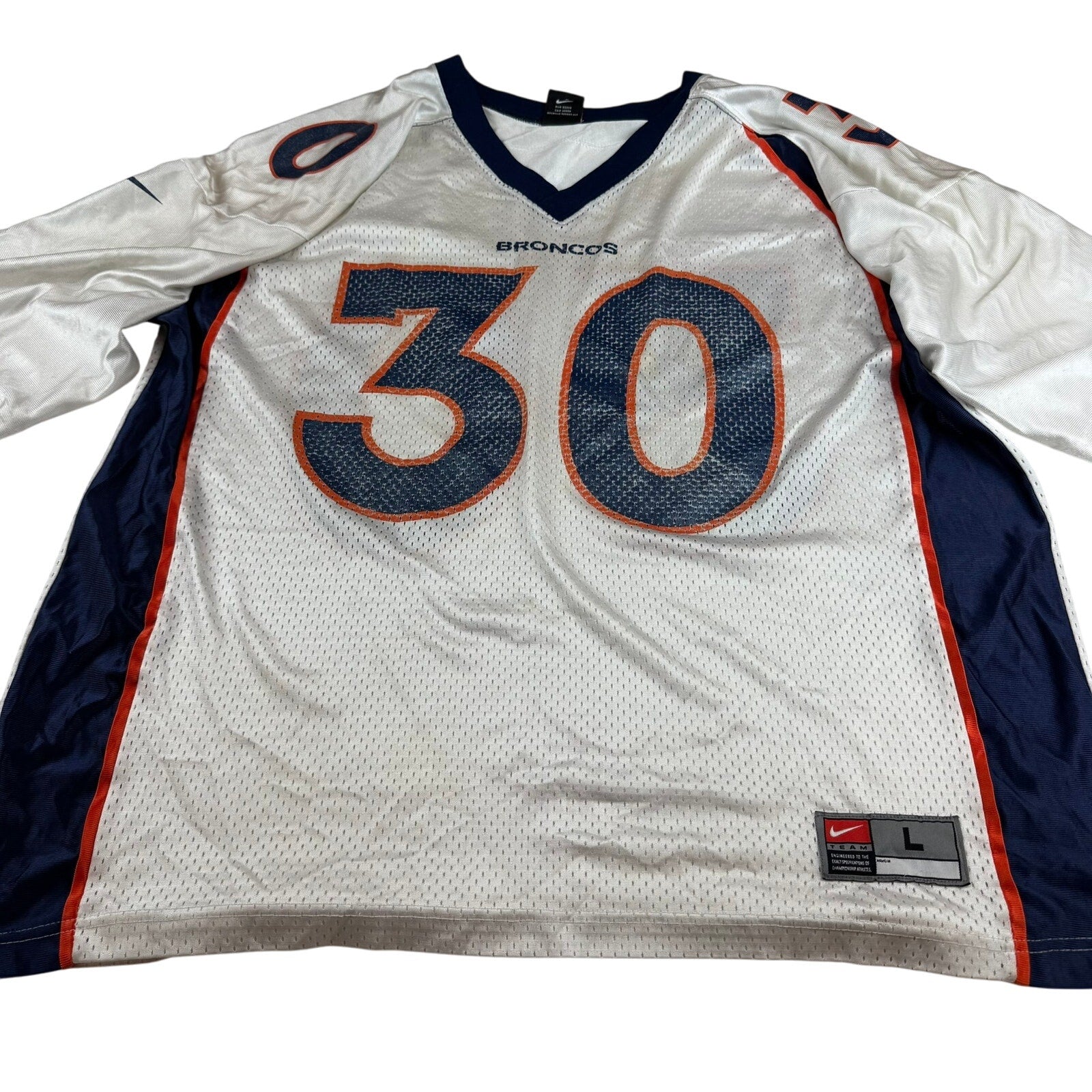 Vintage Terrell Davis Denver Broncos Nike Jersey - Large