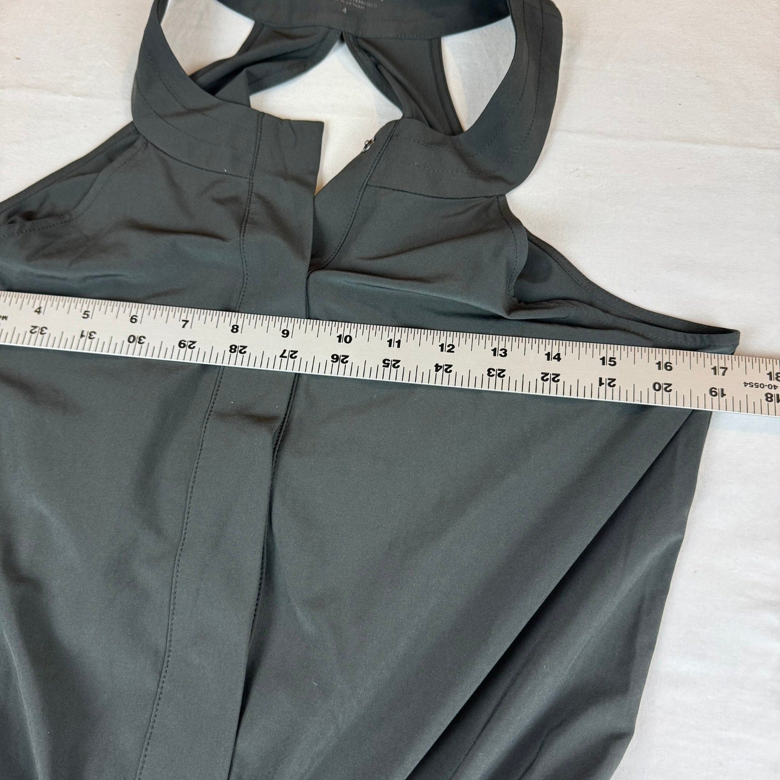 Athleta Gray Wide Leg Jumpsuit Romper - Size 4