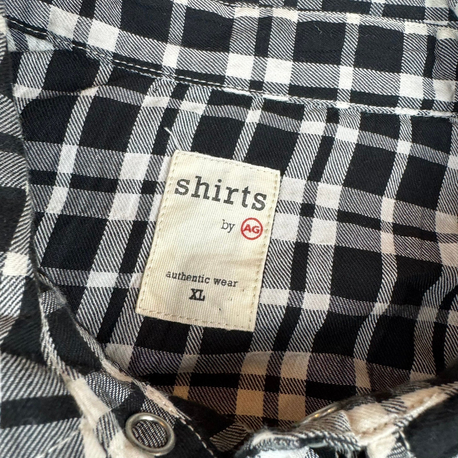 AG Adriano Goldschmied Flannel Button Down - XL