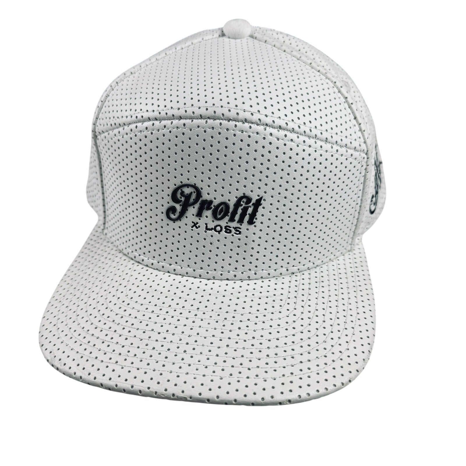 Profit x Loss Leather Strapback Hat - Great Condition!