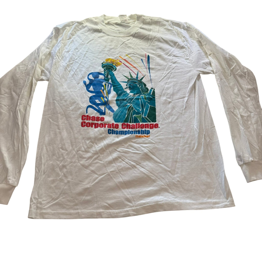 Vintage Y2K Statue of Liberty Long Sleeve T Shirt