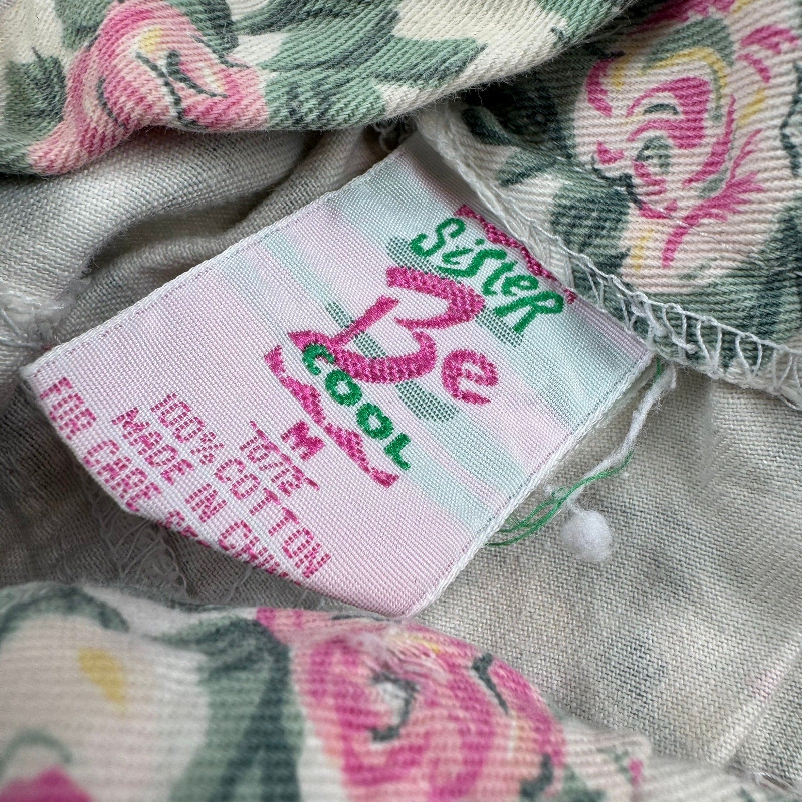 Vintage Sister Be Cool Kids Shortalls Overalls - Medium