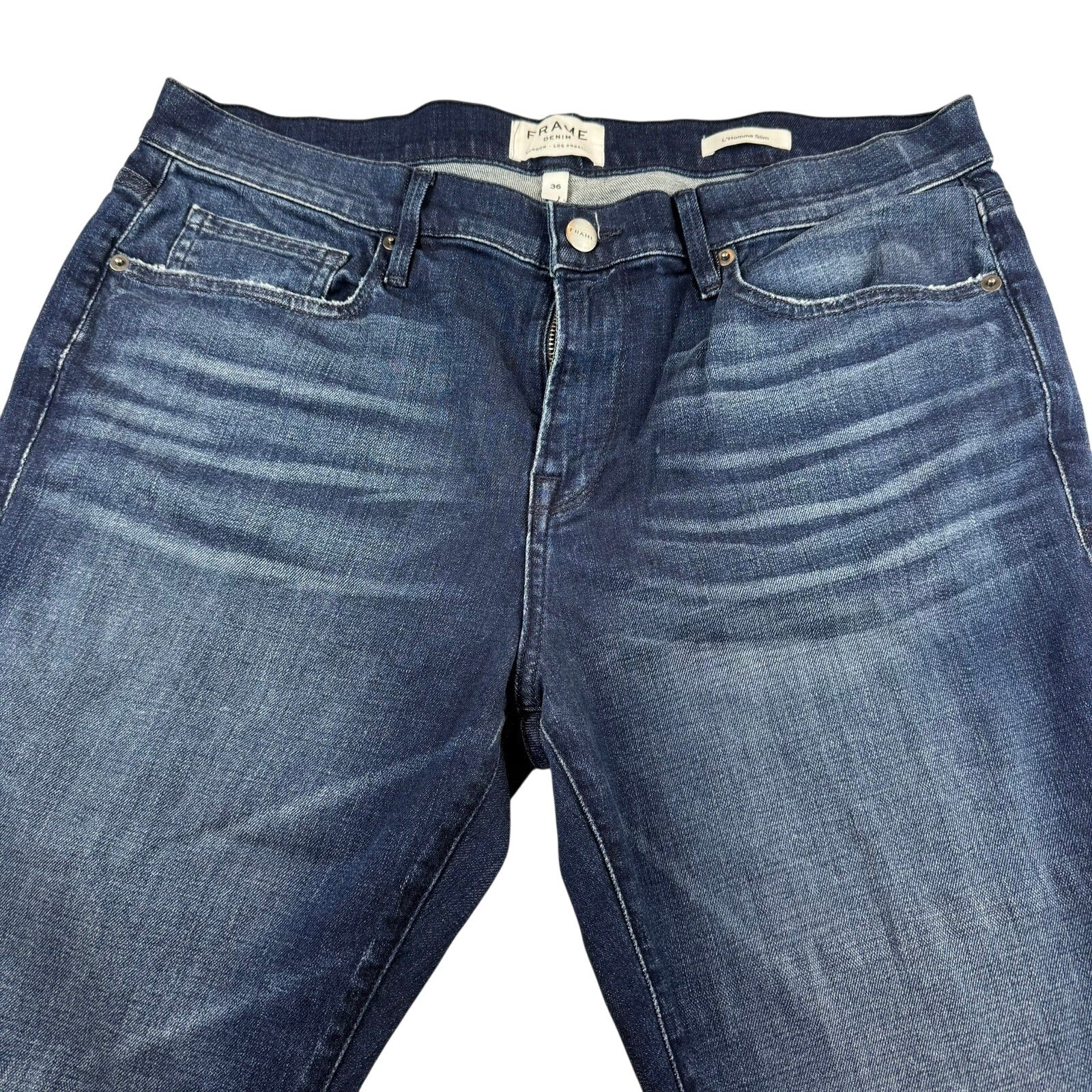 Frame L'Homme Slim Jeans - Size 36x33 - Excellent Condition