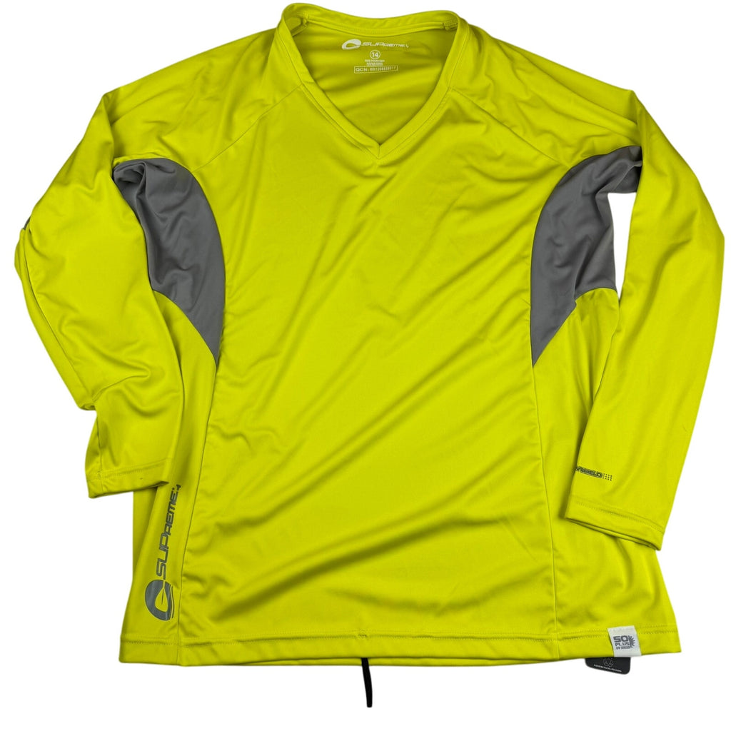 Women's Long Sleeve UV Swim Shirt Rash Guard NWT - Size 14