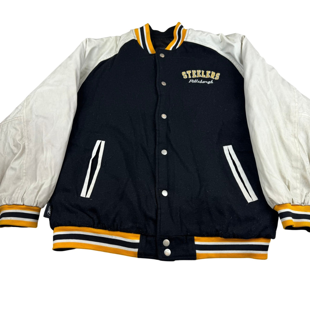 Vintage Reebok Pittsburgh Steelers Reversible Jacket