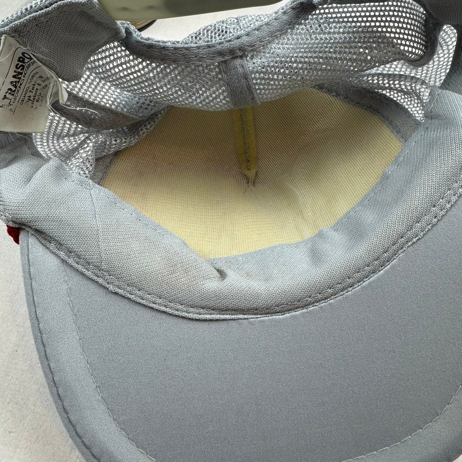 Vintage 80s Transpo Electric Trucker Snapback Hat