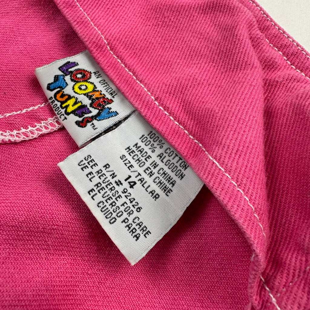 Vintage Looney Tunes Kids Overalls Size 14