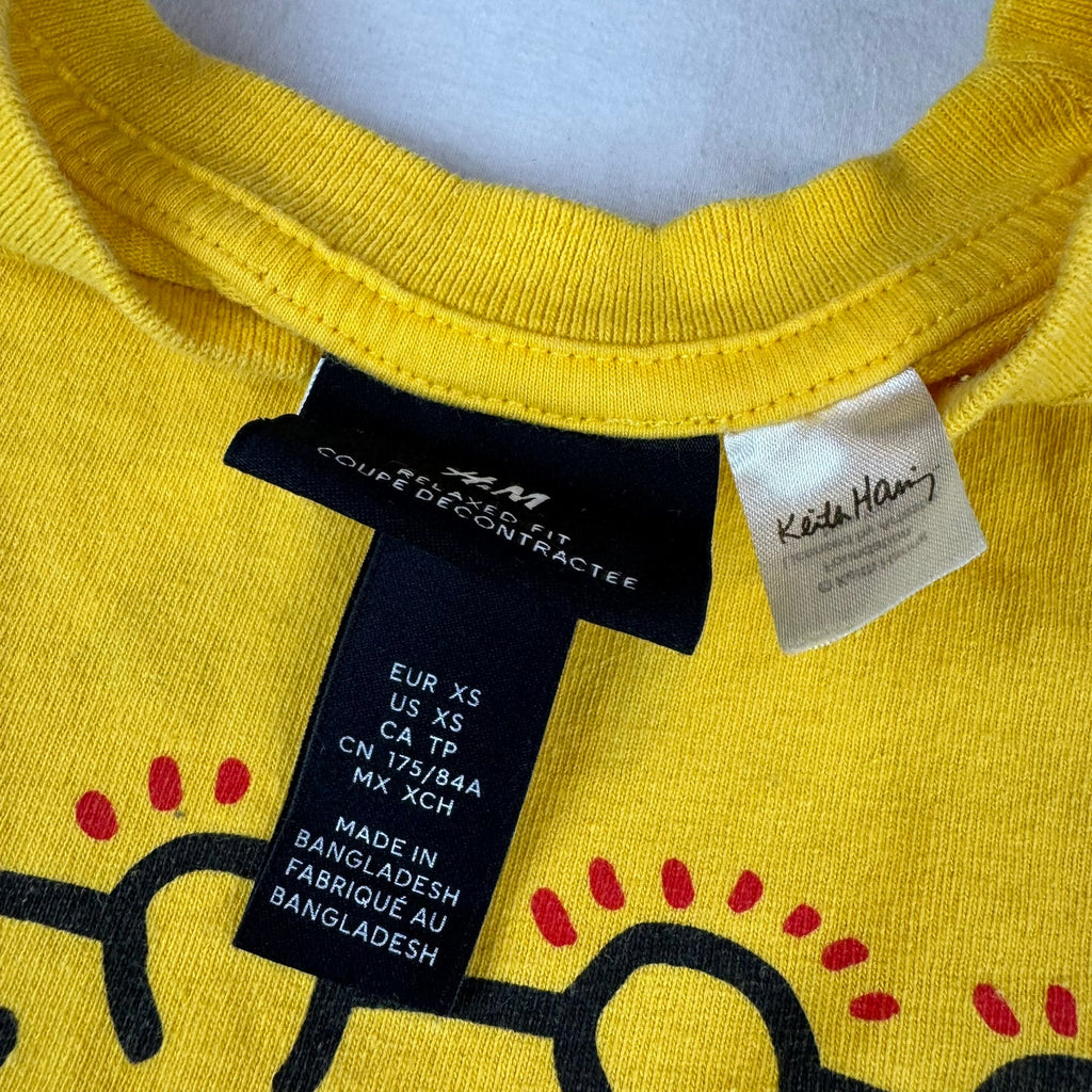 Keith Haring x H&M Limited Edition T Shirt - Size XS