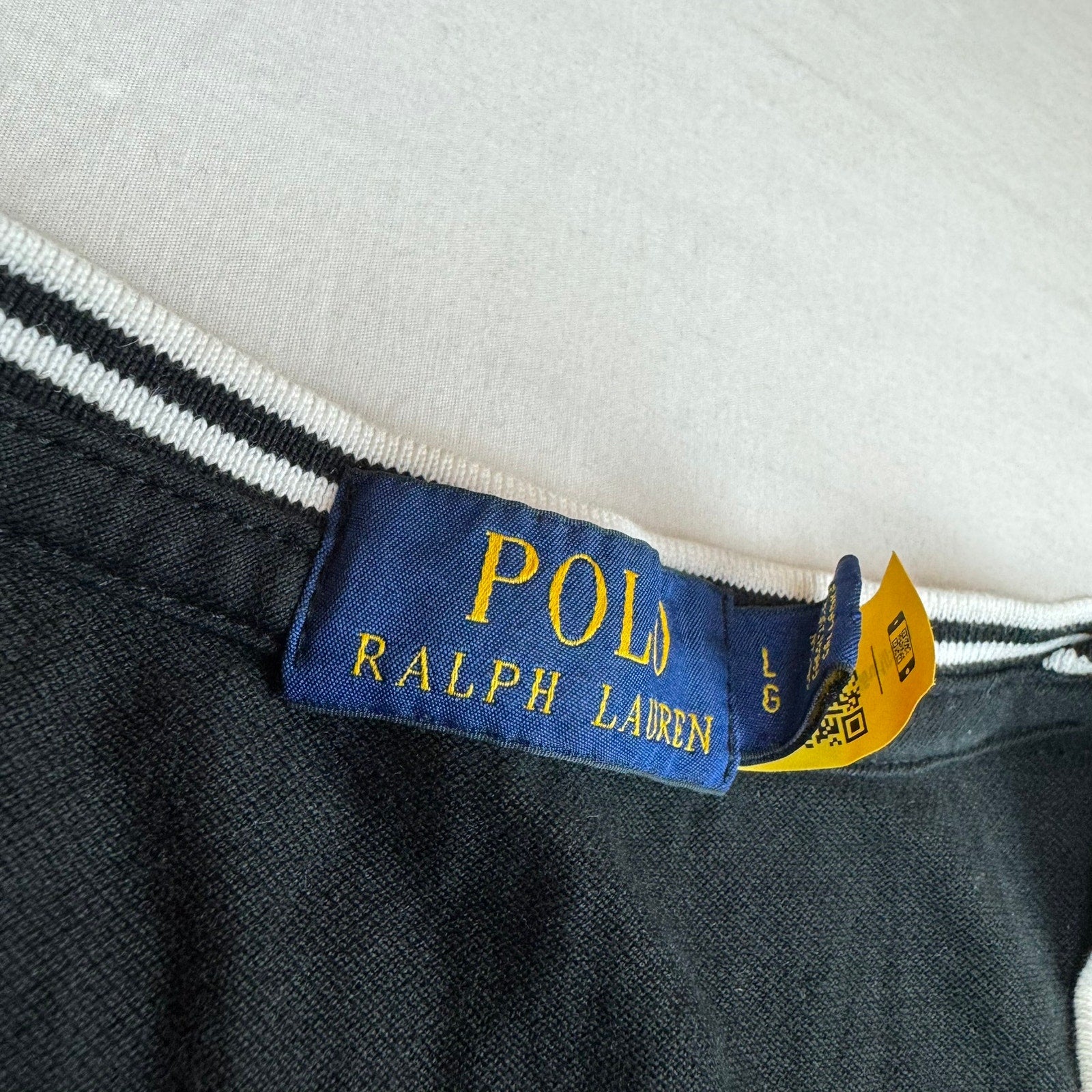 Polo Ralph Lauren Black T-Shirt - Size Large