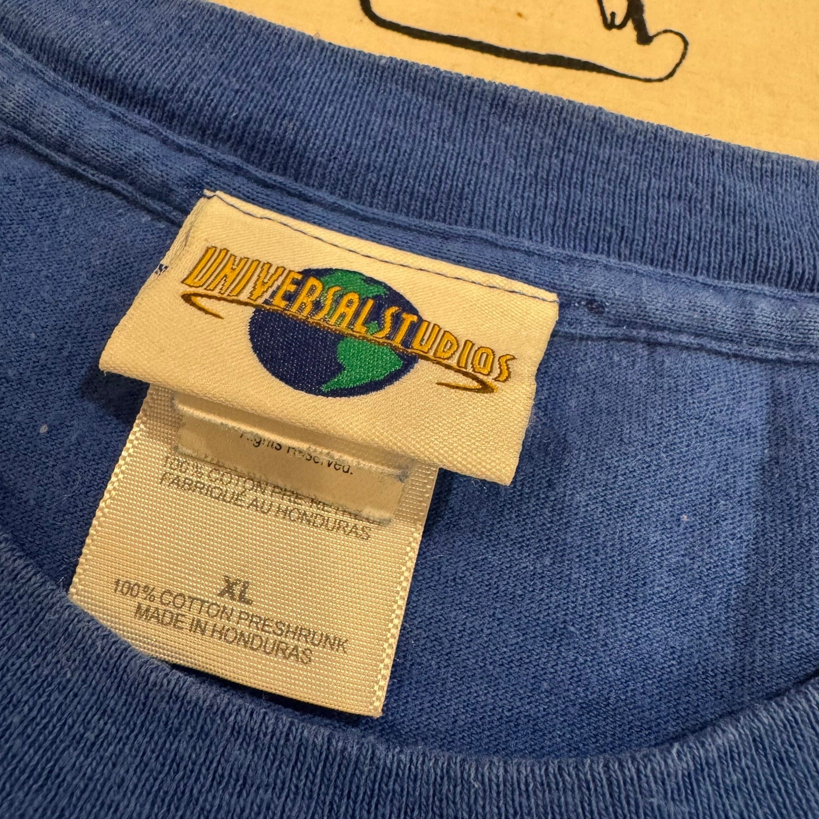 Vintage Universal Studios Blue T-Shirt - Size XL - 2005