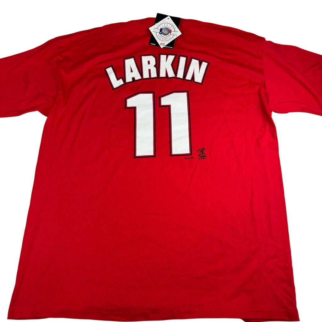 Vintage Barry Larkin Cincinnati Reds 90s T-Shirt