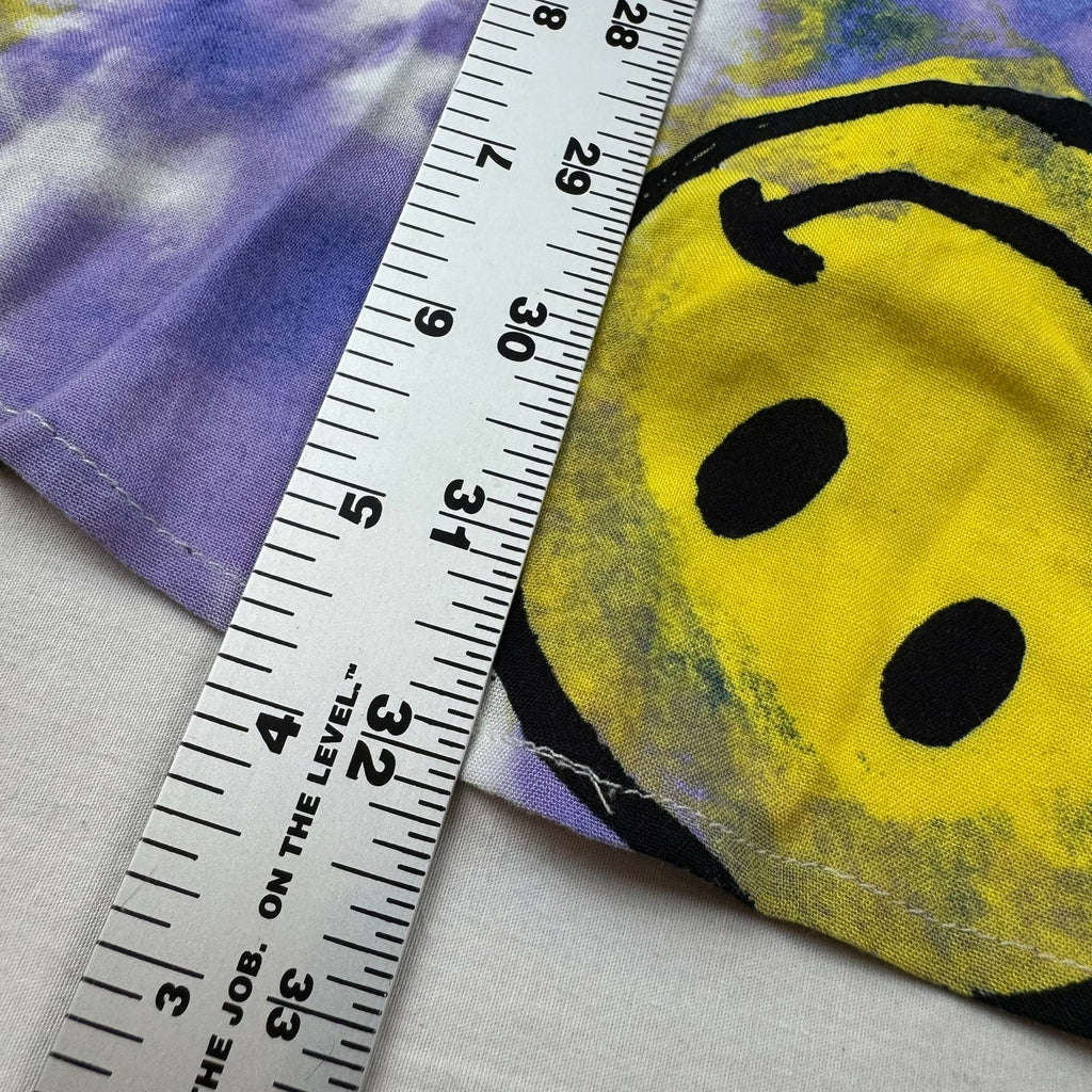 Phluid Project Tie Dye Smiley Face Button Down - XL