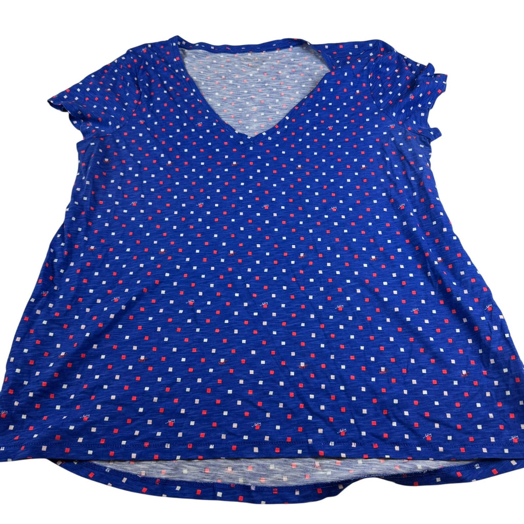 Lilly Pulitzer Etta V-Neck T-Shirt - Size Large