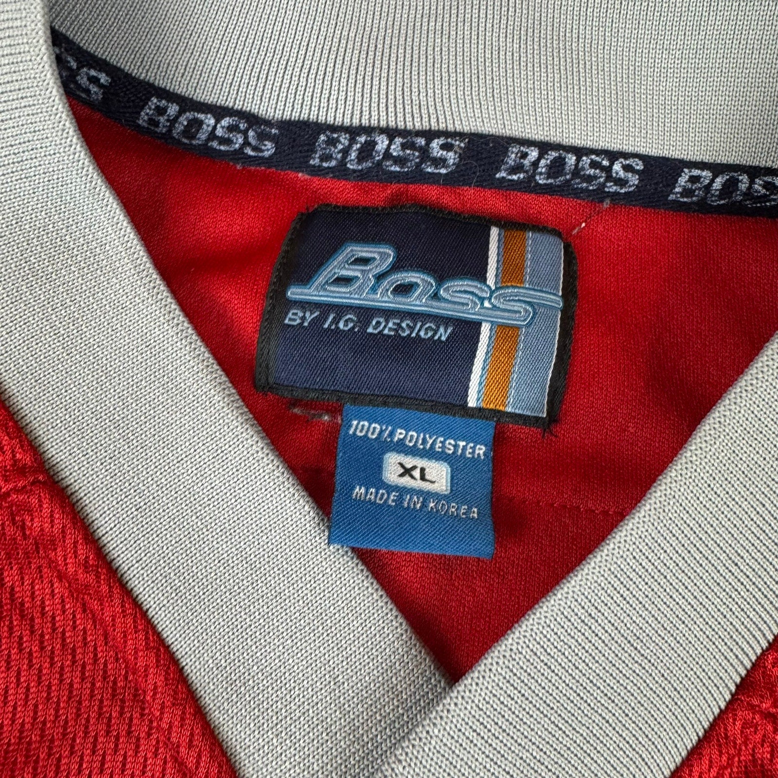 Vintage 90s Y2K Boss Jersey - Size XL - Great Condition!