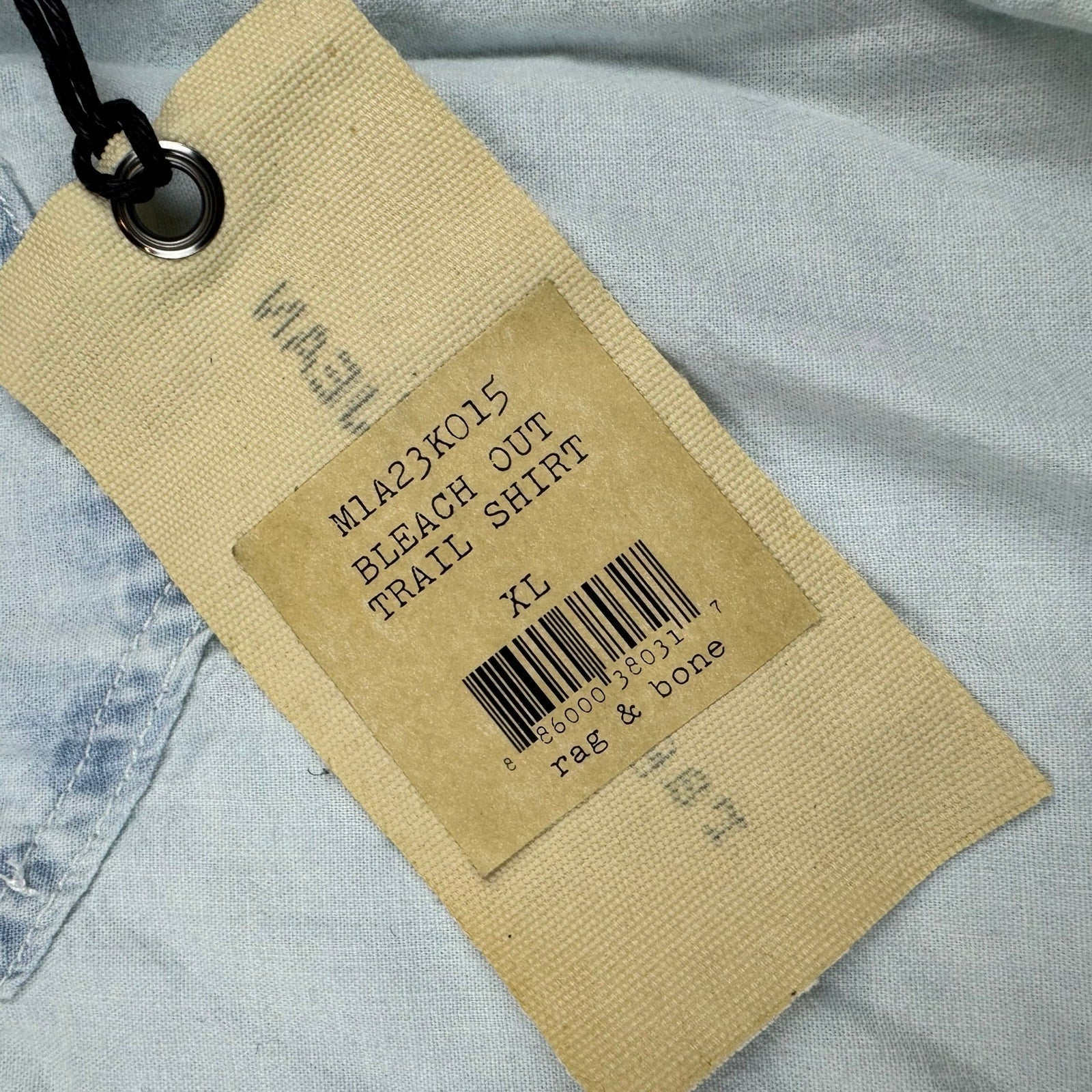 Rag & Bone Bleached Out Trail Button Down Shirt - XL