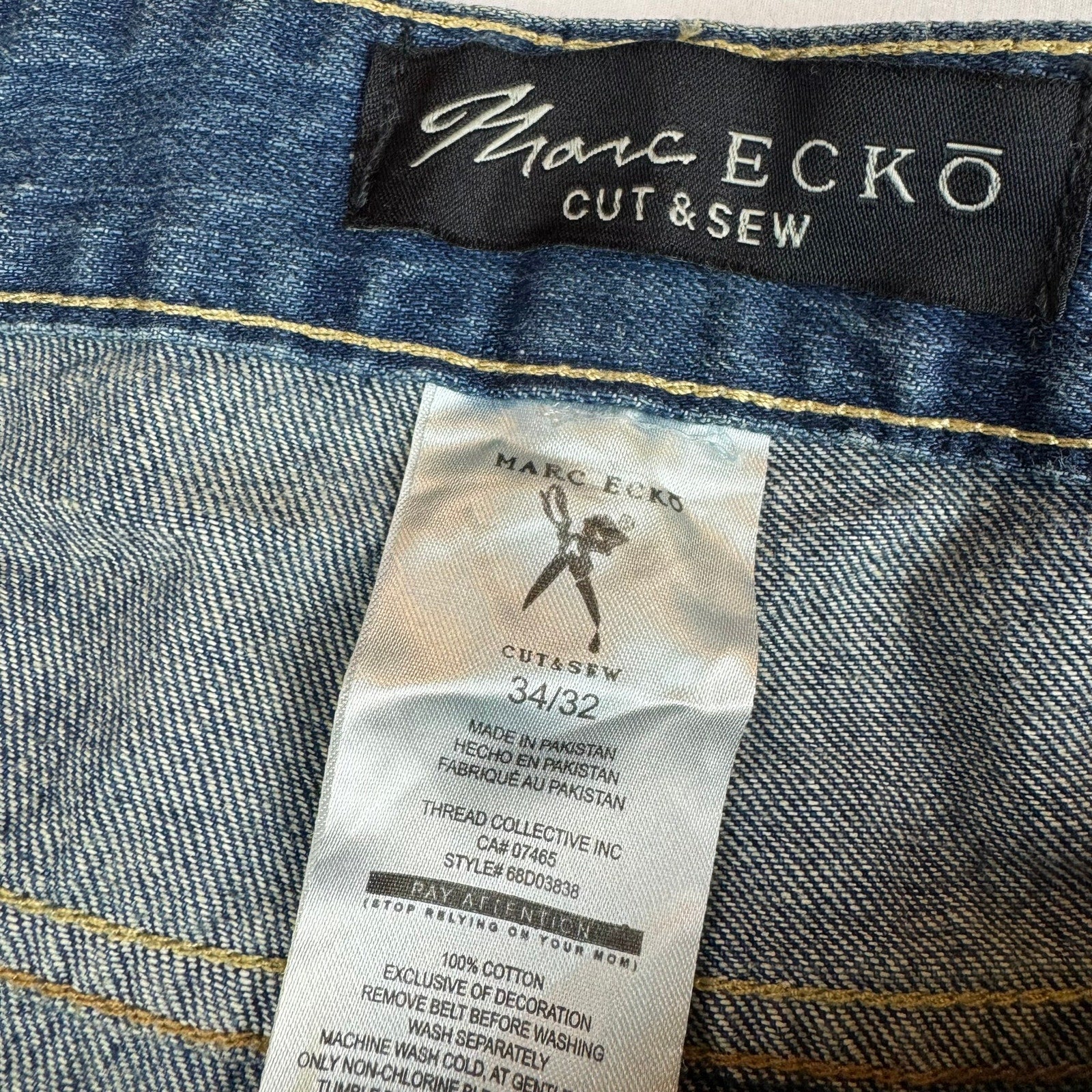 Marc Ecko Y2K Cut and Sew Jeans - Size 34x32 - Great!