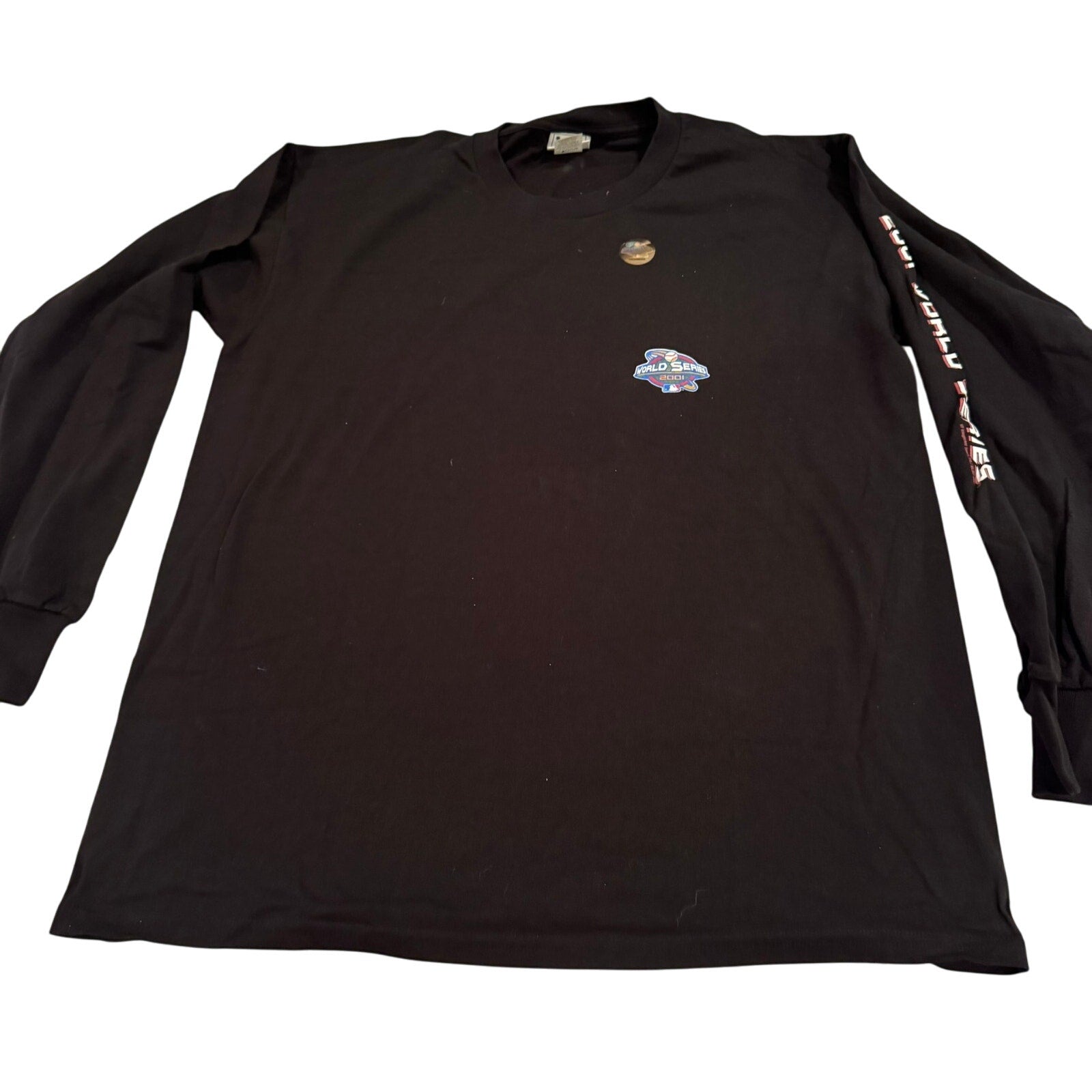 Vintage 2001 World Series Lee Sport Long Sleeve T Shirt