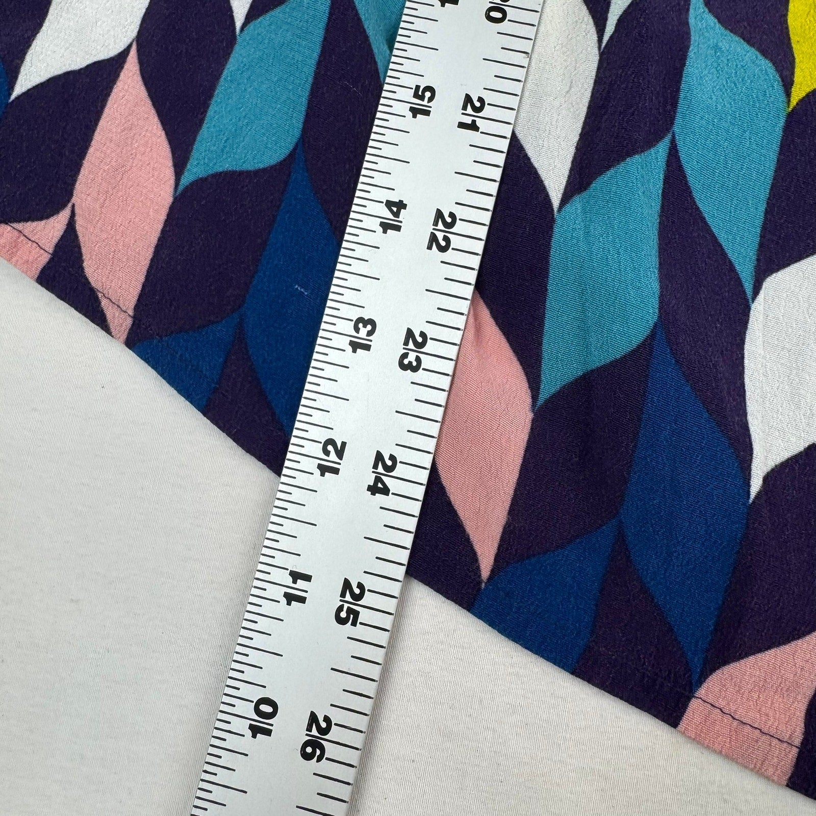 Boden Retro Disco Print Blouse - Size 10 - Excellent Condition