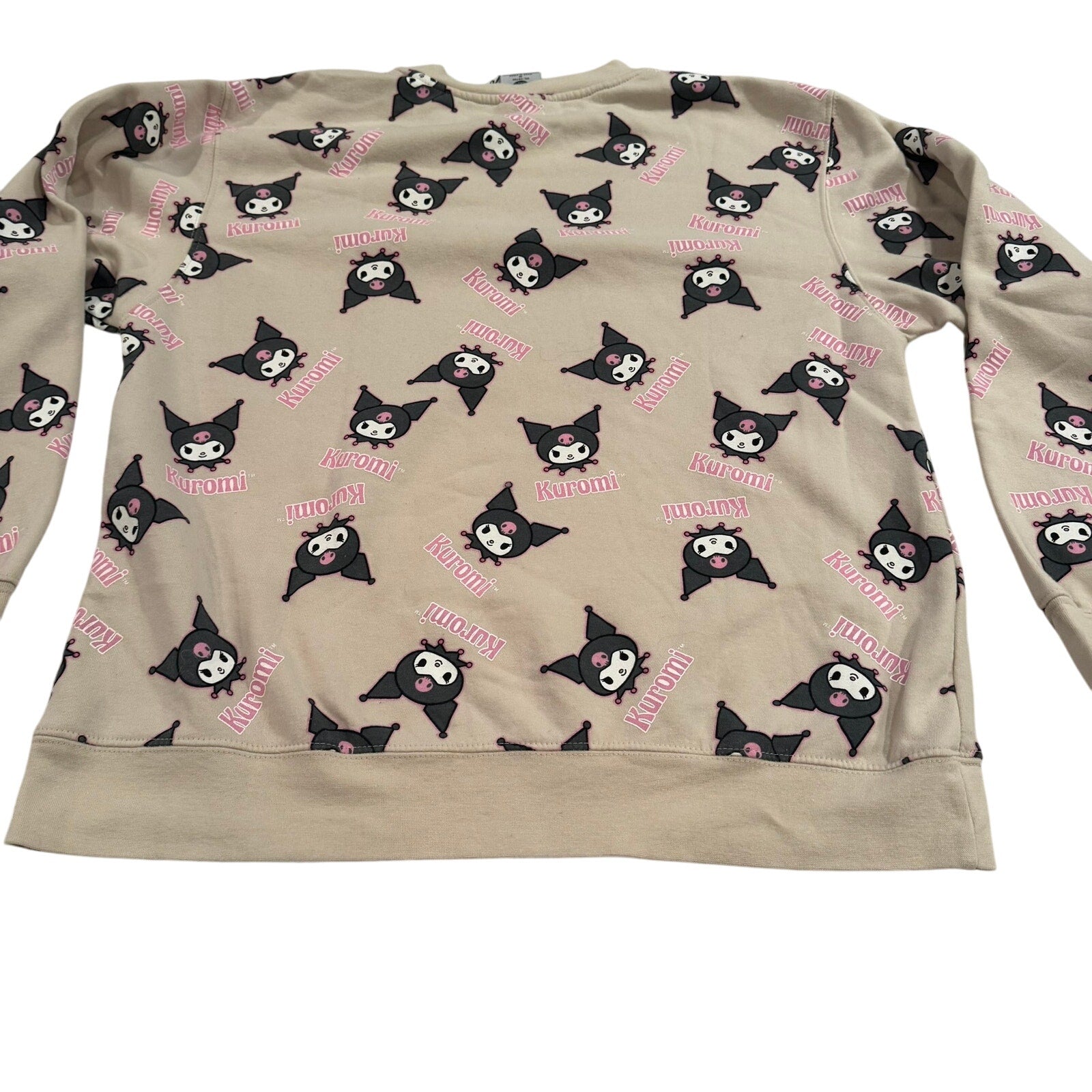 Kuromi by Sauri Brown Anime Sweatshirt - Size Medium